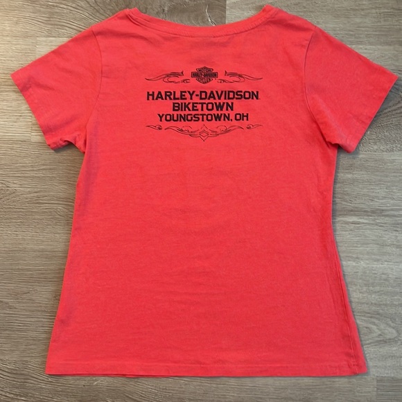Women’s Harley Davidson Tee | Medium | Orange - Picture 5 of 7
